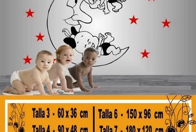 Babies décoratifs en vinyle luna 1128