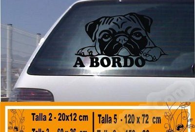 dog on board sticker 1002