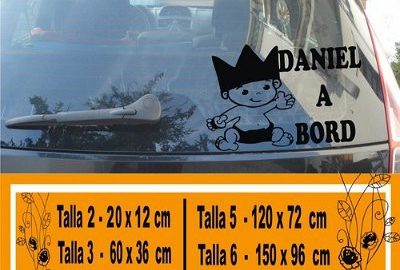 Personalized baby on board 1008