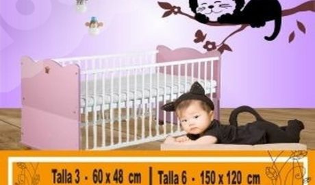 vinilos decorativos bebe a 2 colores 1117