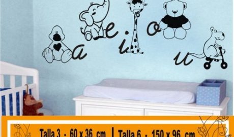 vinilos decorativos bebe vocales 1029