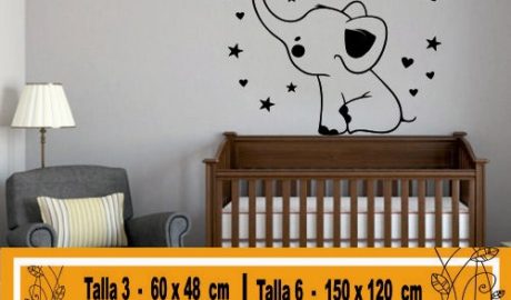 vinyl for babies elephant hearts 1207