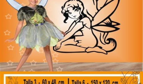 vinilo decorativo bebe hadas 1003