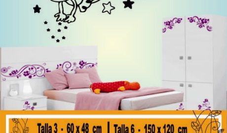 vinilos decorativos bebe hadas 1007