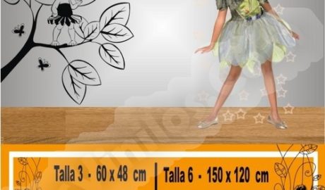 vinilos decorativos bebe hadas 1025