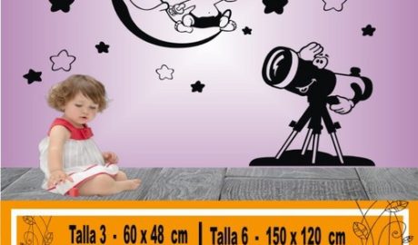 vinilo decorativo bebe nena 1134