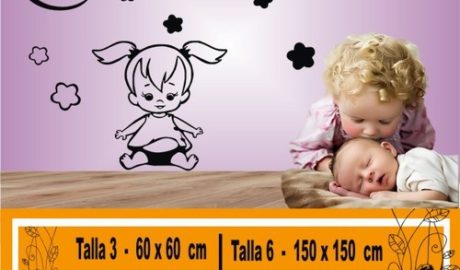 vinilos bebe nena 1147