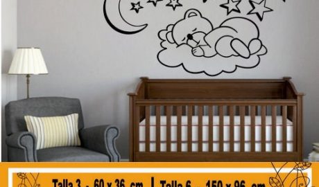 vinilos decorativos de bebes osito 1204
