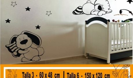 vinilos decorativos para bebes con nombre 1017