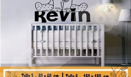 vinilos decorativos para bebes con nombre 1171