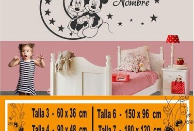 vinilos decorativos disney minnie mickey mouse 1217