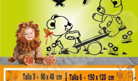vinilo bebe osos 1036