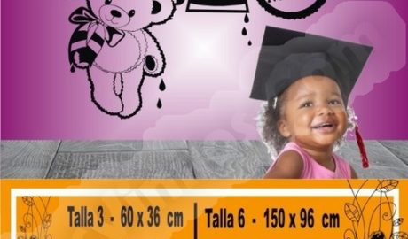 vinilo bebe osos con nombre 1043