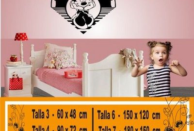 vinilos decorativos minnie disney 1221