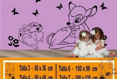 vinilos disney bambi tambor 1032