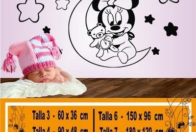 Stickers bébé Disney Minnie 1010