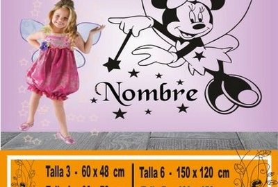 vinilos disney minnie hada 1047