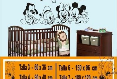 vinilos disney minnie mickey donald gufi 1107