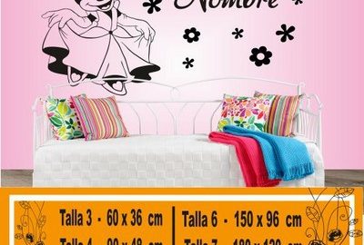 nome in vinile disney minnie 1001