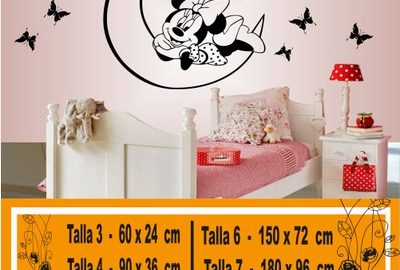 nome personalizzato in vinile disney minnie 2006