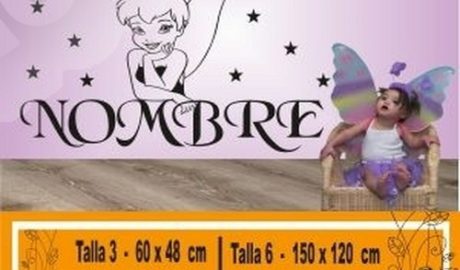 vinilo decorativo disney con nombre 1220