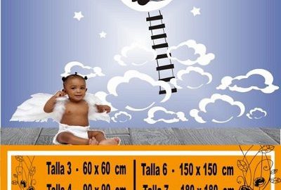 vinilo bebe panda 1137