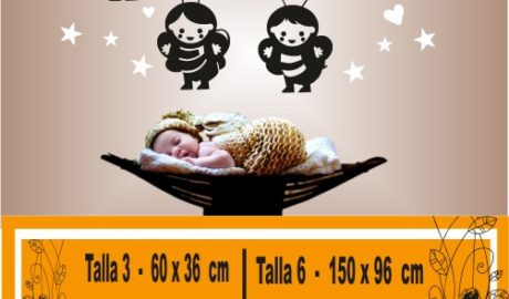 abejas con corazones y estrellas