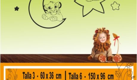 Nala y Simba Rey león