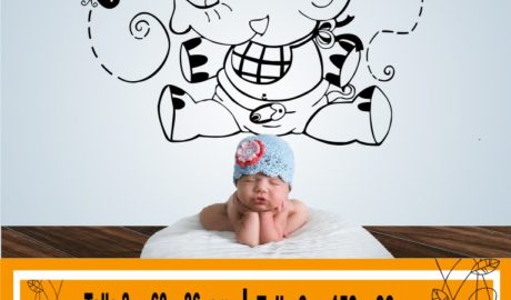 elefante bebe con mariposas