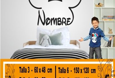 Vinilos infantiles con nombre Disney