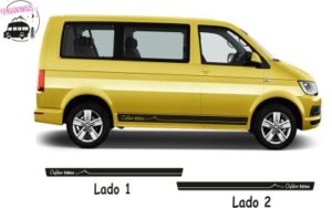 Pegatinas laterales vw t6 Outdoor Edition en vinilo