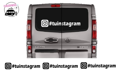 Vinis com seu instagram e logotipo