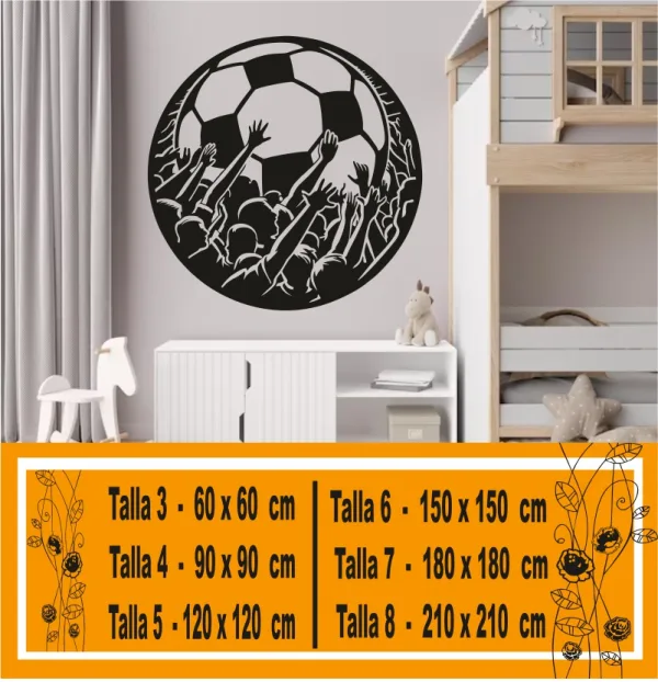 Fútbol y Estilo Vinilos de Pelota para una Decoración Ganadora