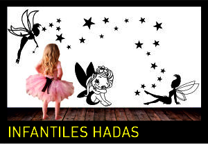 Vinilos decorativos infantiles de hadas