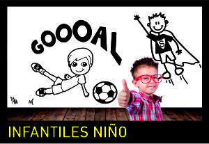 Vinilos decorativos infantiles para niño